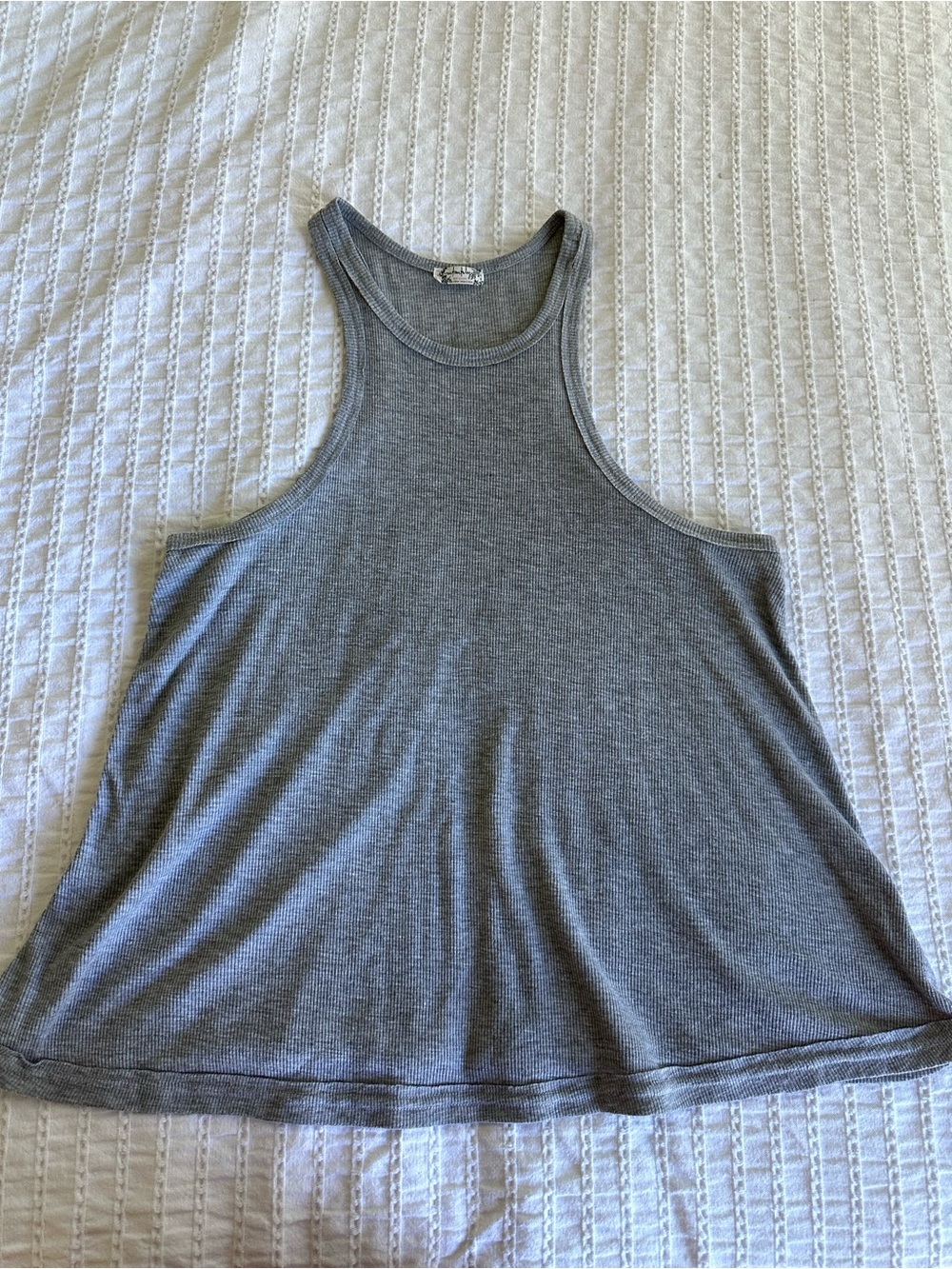 Free People - Grey oversized tank